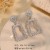 occidental styleins brief drop earrings personality exaggerating square earrings high samll retro e