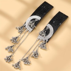 Bohemia super diamond half tassel hair clip  ethnic style high woman