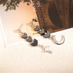 occidental style head Moon four earrings  personalityins wind chain fashion te..