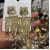 occidental style exaggerating personality diamond Pearl tassel pendant earrings temperament long style square Ea