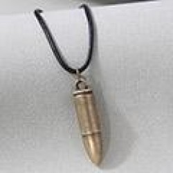 1 fashion retro bullet pendant personality lady necklace