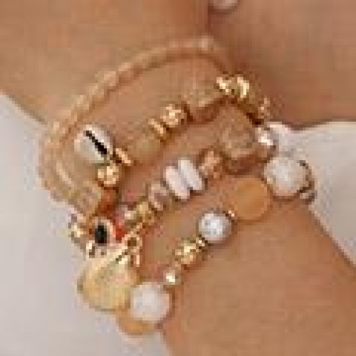fashion concise Bohemia noble wind Shells multilayer gorgeous temperament lady bracelet