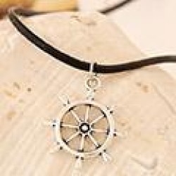 1 fashion retro anchors pendant personality lady necklace