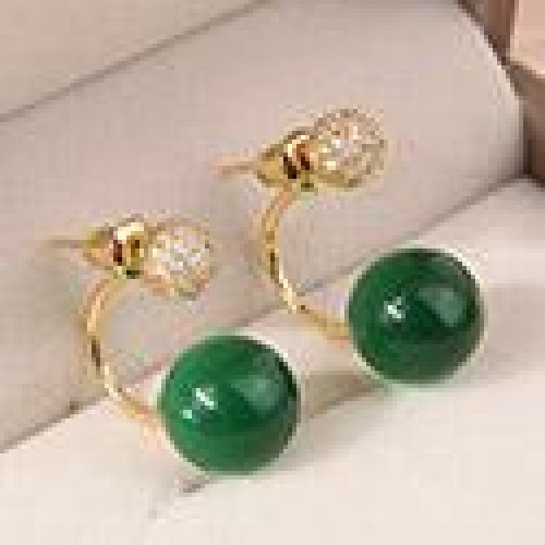 1 fashion bronze Opal personality lady ear stud