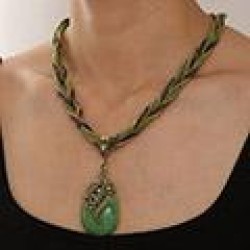 fashion Bohemia noble wind flowers drop temperament lady short necklace