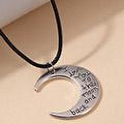 1 fashion retro Meniscus pendant personality lady necklace