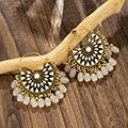 1 fashion noble wind retro sector temperament lady earring
