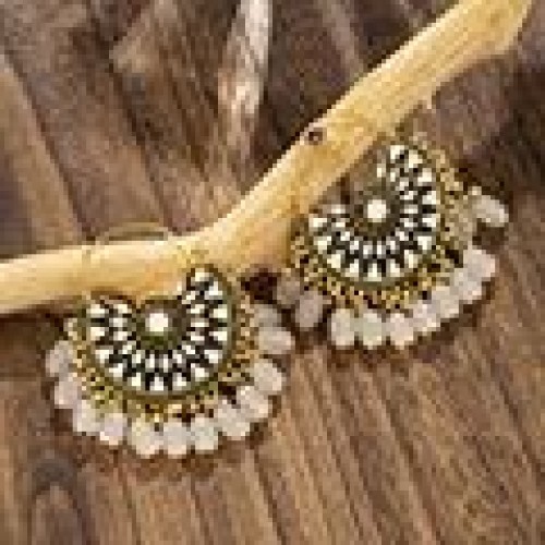 1 fashion noble wind retro sector temperament lady earring