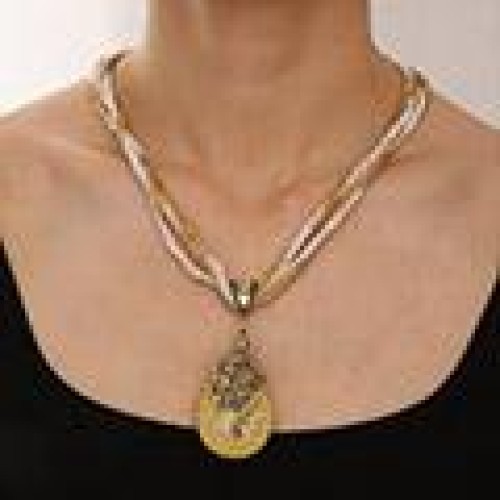  fashion Bohemia noble wind flowers drop temperament lady short necklace