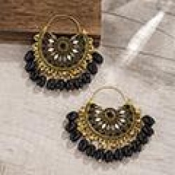 1 fashion noble wind retro sector temperament lady earring