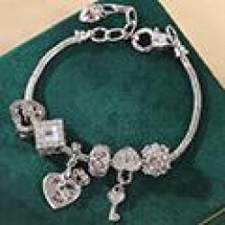 fashion  Metal all-PurposeDL concise flash diamond keylock personality woman b..
