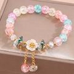 fashion sweetOL flowers accessories gravel temperament personality lady bracel..