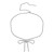 super claw chain fully-jewelled bow necklace occidental style exaggerating woman trend banquet bride