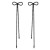 earrings occidental style exaggerating earrings super long style bow tassel Earring woman super banquet style b