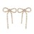 earrings super claw chain bow tassel earrings occidental style exaggerating Earring woman bride