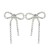 earrings super claw chain bow tassel earrings occidental style exaggerating Earring woman bride