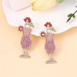  Hawaii exaggerating personality woman occidental style earring     trend colo..