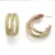 ins exaggerating Round enamel Alloy earrings temperament personality geometry ear stud Earring