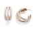 ins exaggerating Round enamel Alloy earrings temperament personality geometry ear stud Earring