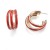 ins exaggerating Round enamel Alloy earrings temperament personality geometry ear stud Earring