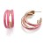 ins exaggerating Round enamel Alloy earrings temperament personality geometry ear stud Earring