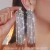  occidental style fashion Earring fully-jewelled crystal long tassel earrings woman 