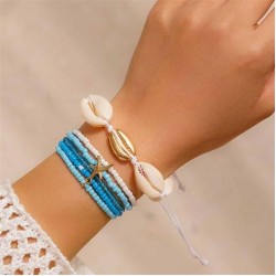 occidental style Bohemia wind Shells beads braceletbracelet starfish beads set..