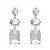  occidental style glass mosaic earrings personality Earring color