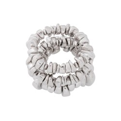 same style occidental style silver color retro multilayer Irregular Alloy brac..