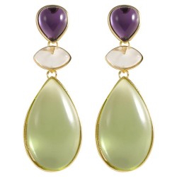 occidental style geometry samll personality earrings  woman trend Round resin ..