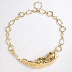 occidental style exaggerating Alloy necklace  Metal woman