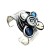 handmade flower mosaic exaggerating bangle retro palace aluminumbracelet