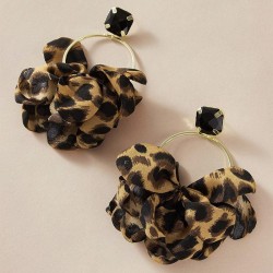 occidental style  personality exaggerating Earring  leopard Cloth geometry ear..