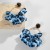 occidental style  personality exaggerating Earring  leopard Cloth geometry earrings  imitate gem mosaic ear stud