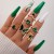 occidental style retro personality fashion Metal imitate diamond love ring more woman