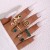 occidental style retro personality fashion Metal imitate diamond love ring more woman