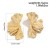 occidental style exaggerating Metal wind silver leaf ear stud wind Shells patternearrings retro earrings