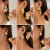 occidental style exaggerating Metal wind silver leaf ear stud wind Shells patternearrings retro earrings