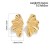 occidental style exaggerating Metal wind silver leaf ear stud wind Shells patternearrings retro earrings