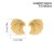 occidental style exaggerating Metal wind silver leaf ear stud wind Shells patternearrings retro earrings