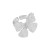 R occidental style retro Metal butterfly  exaggerating medium windvintage opening ring