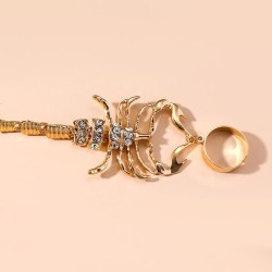 occidental style punk style new Metal personality exaggerating embed three-dim..