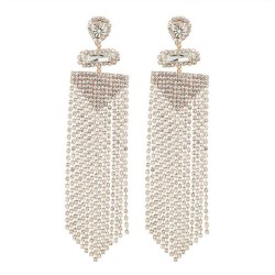  earrings super claw chain occidental style exaggerating tassel Earring woman ..