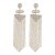  earrings super claw chain occidental style exaggerating tassel Earring woman trend banquet style super bride