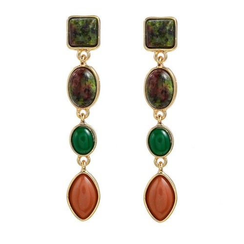 occidental style earrings multilayer geometry earring lady trend Bohemian style long style Earringearrings