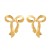 summer Alloy bow earrings occidental style Earring woman elegant Korean styleearrings