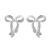 summer Alloy bow earrings occidental style Earring woman elegant Korean styleearrings