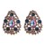 occidental style retro Alloy drop diamond earrings fully-jewelled fashion temperament high Earring