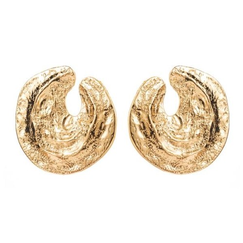 occidental style wind pattern Alloy earrings brief high all-Purpose silver high Earring