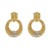 occidental style Round Alloy diamond earring samll exaggerating geometry highs silver banquet earrings